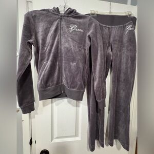 Guess Lavender Velour tracksuit